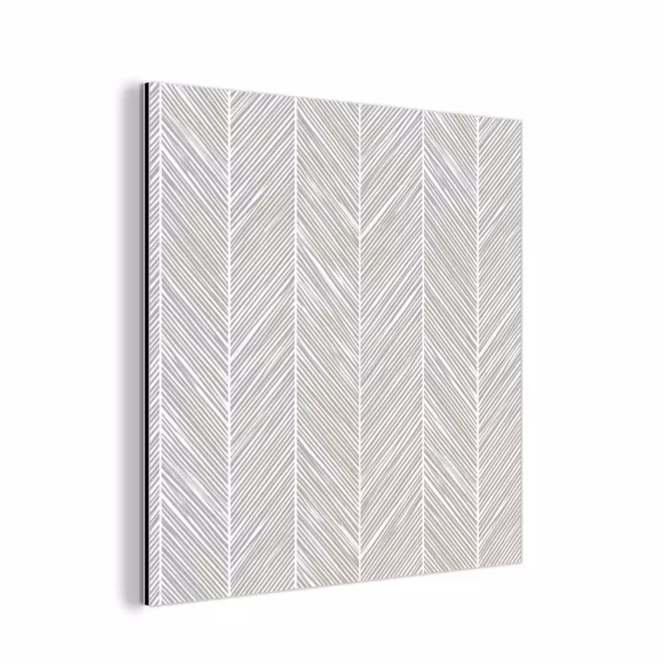 Klassiek - Visgraat - Grijs aluminium wit klein 46 -3d