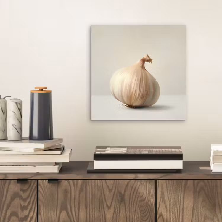 Knoflook - Natuurlijk - Beige aluminium wit klein -sfeer1