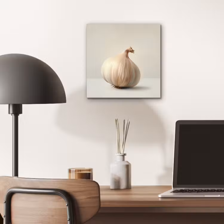 Knoflook - Natuurlijk - Beige aluminium wit klein -sfeer5
