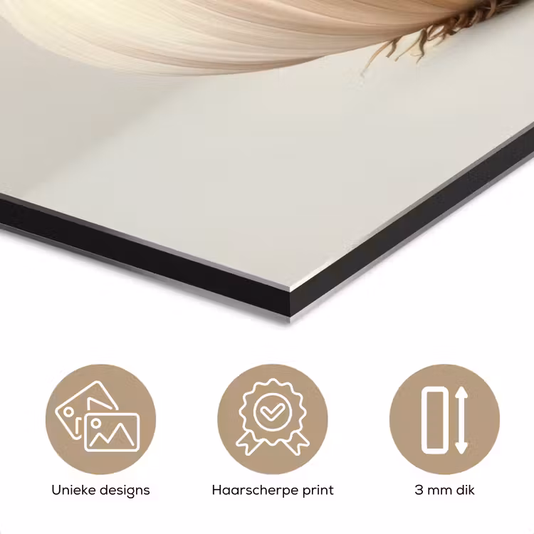 Knoflook - Natuurlijk - Beige aluminium wit klein -closeup_NL