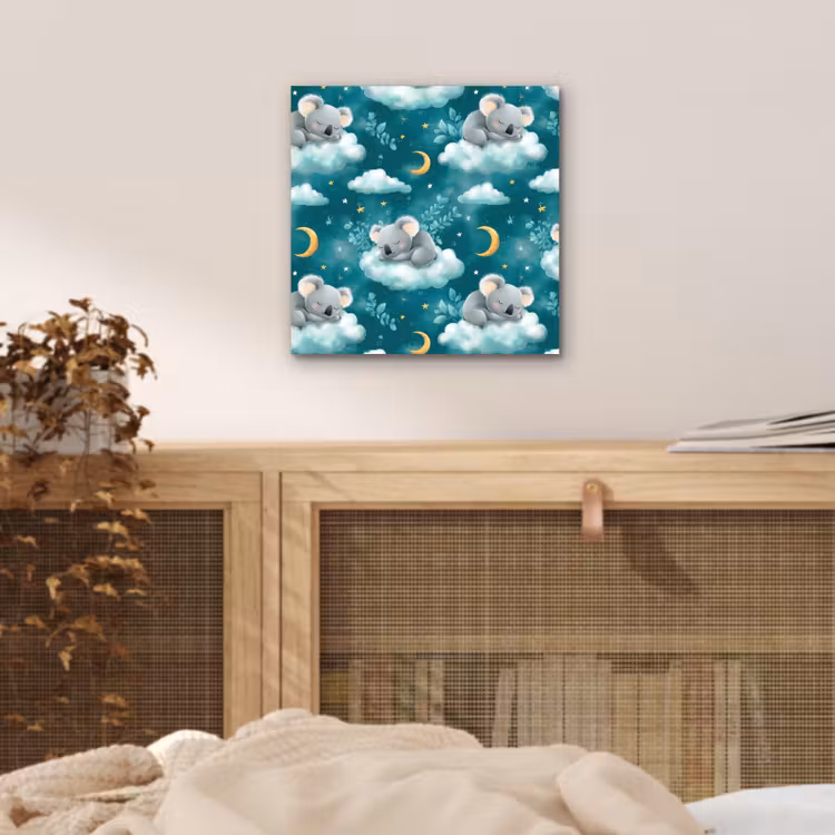 Koala's - Betoverend - Blauw aluminium wit klein 46 -sfeer3