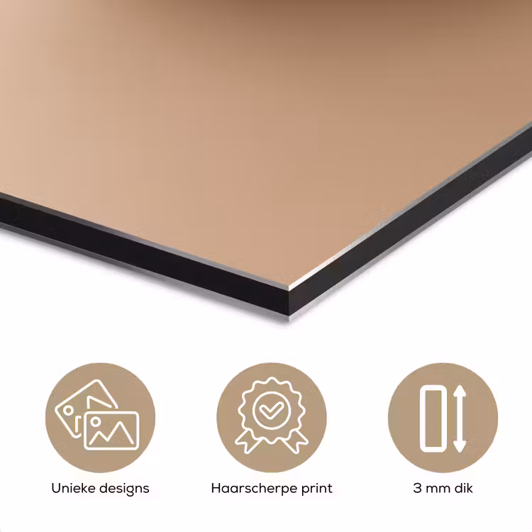 Koffie - Melkschuim - Lach - Beige aluminium wit klein -closeup_NL