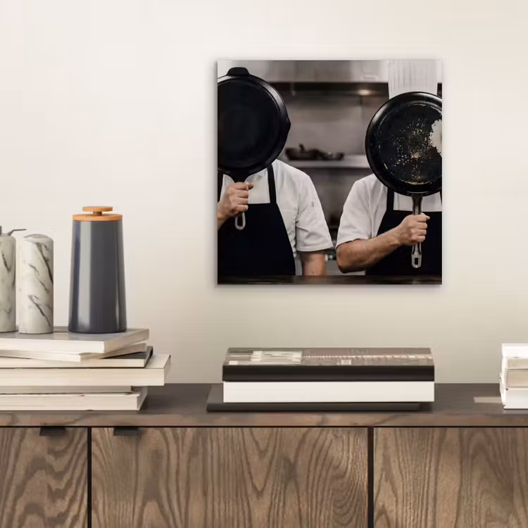 Koks - Koekenpannen - Keuken aluminium wit klein -sfeer1