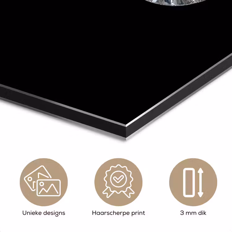 Kreeft - Zilver - Metallic - Luxe aluminium wit klein -closeup_NL