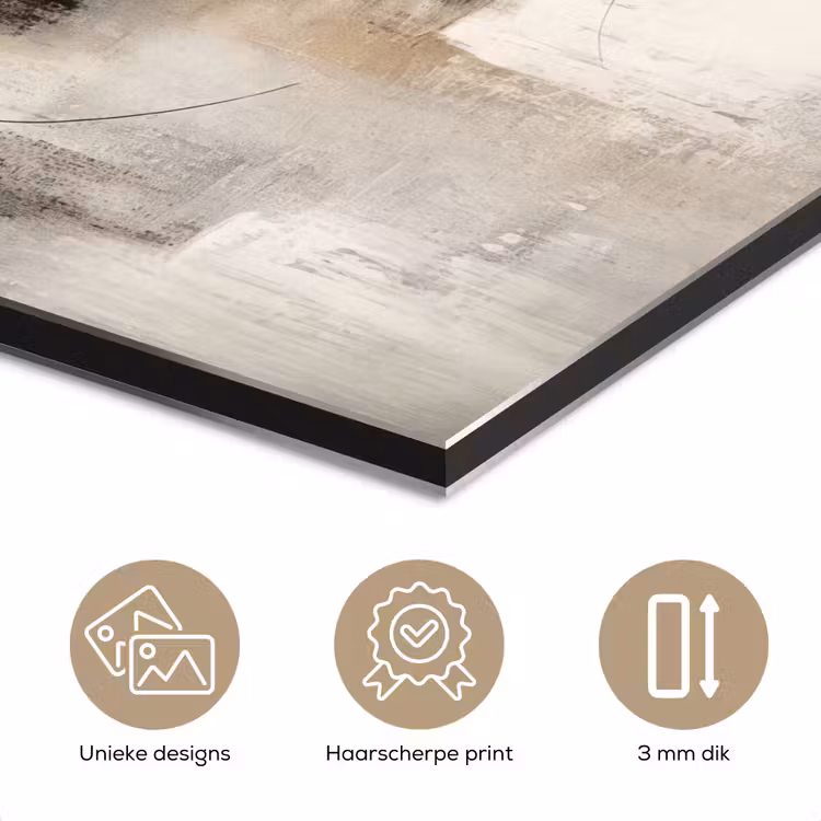 Kunst - Abstract - Grijs - Industrieel aluminium wit klein -closeup_NL