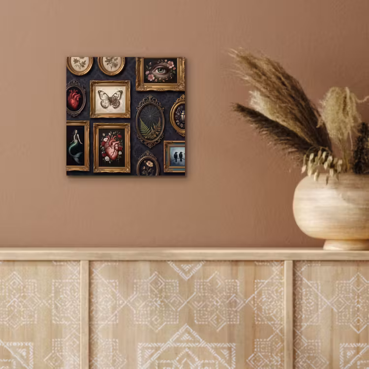 Kunst - Collectie - Vintage - Klassiek - Donker aluminium wit klein -sfeer4