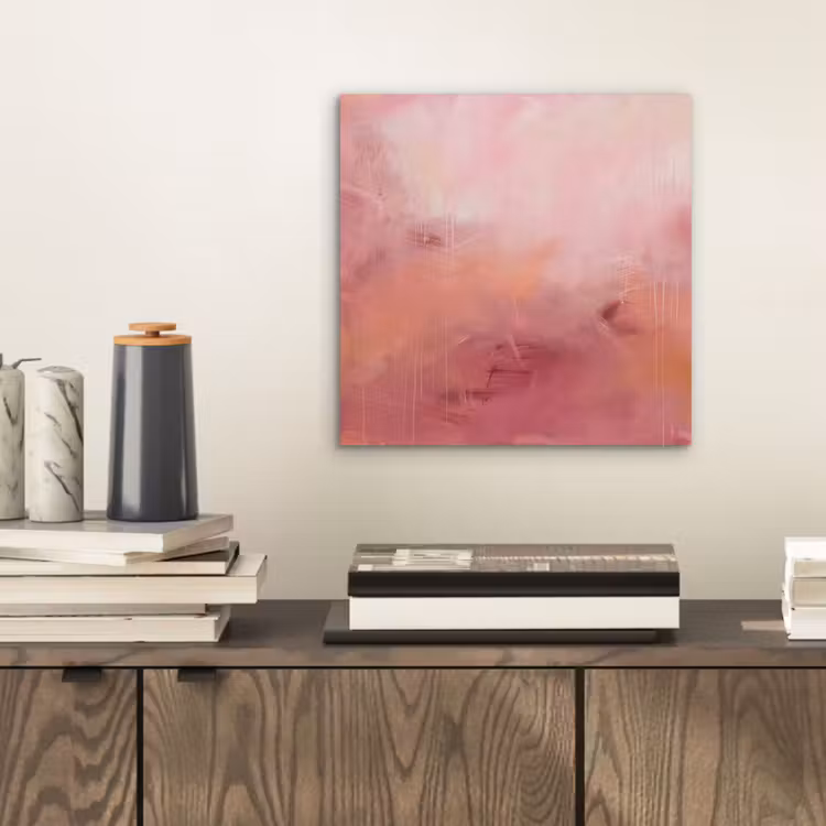 Kunst - Vloeiend - Pastel - Abstract aluminium wit klein -sfeer1