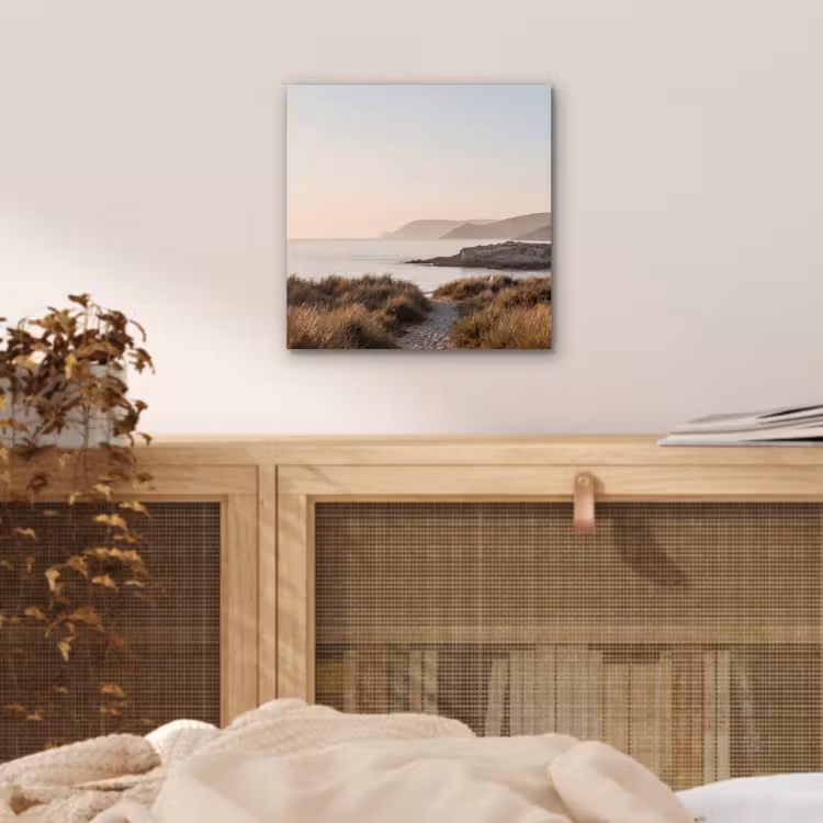 Landschap - Kust - Duinen aluminium wit klein -sfeer3
