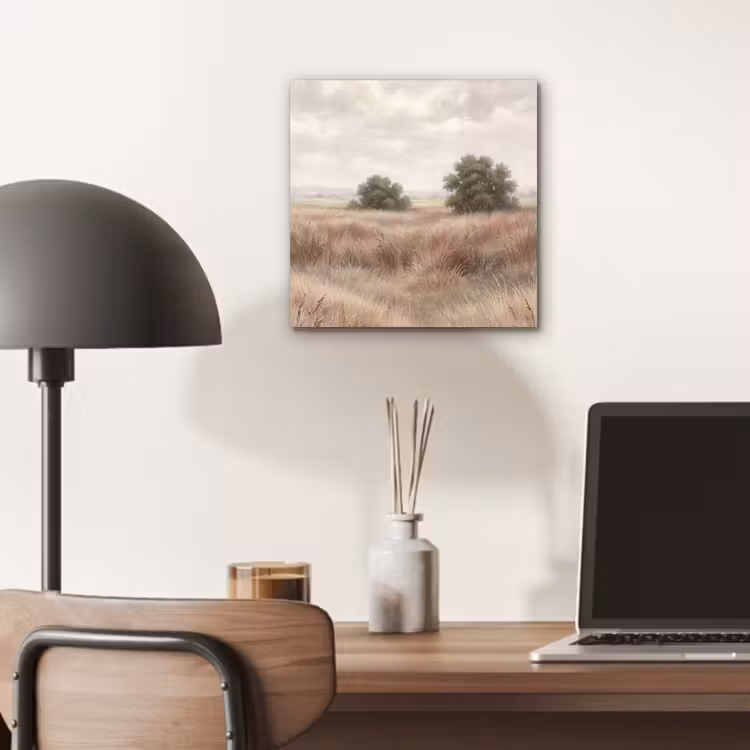 Landschap - Minimalistisch - Beige aluminium wit klein -sfeer5