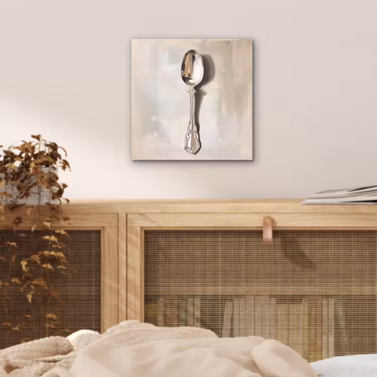 Lepel - Verf - Zilver aluminium wit klein -sfeer3