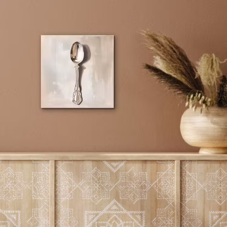 Lepel - Verf - Zilver aluminium wit klein -sfeer4