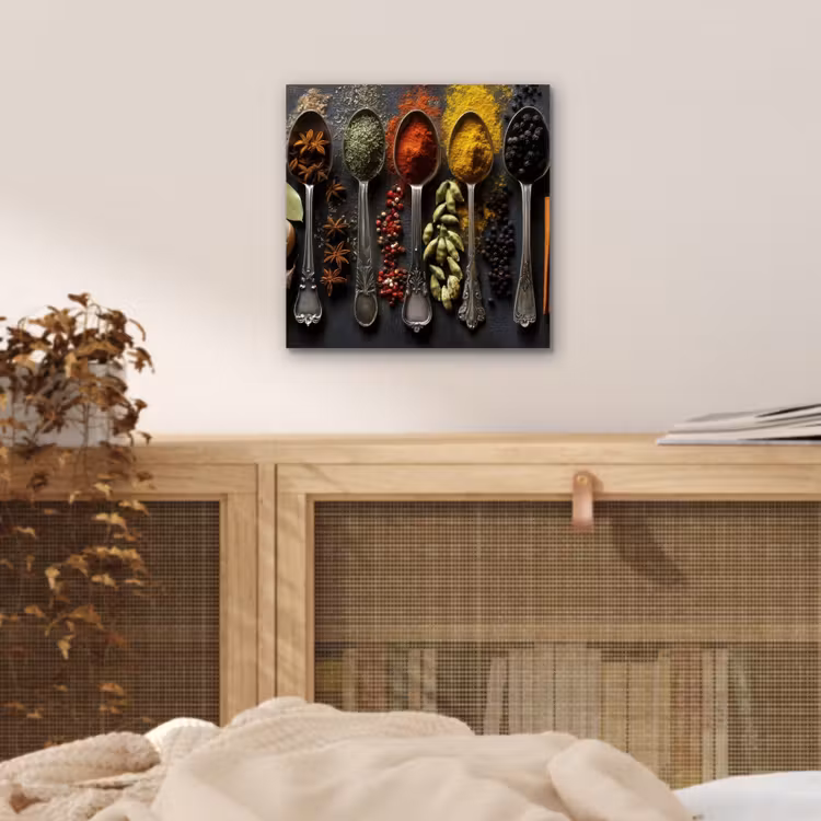 Lepels - Specerijen - Kaneel - Chili aluminium wit klein -sfeer3