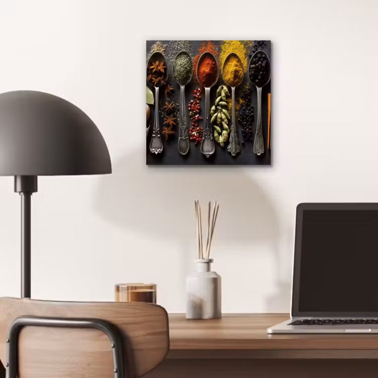 Lepels - Specerijen - Kaneel - Chili aluminium wit klein -sfeer5
