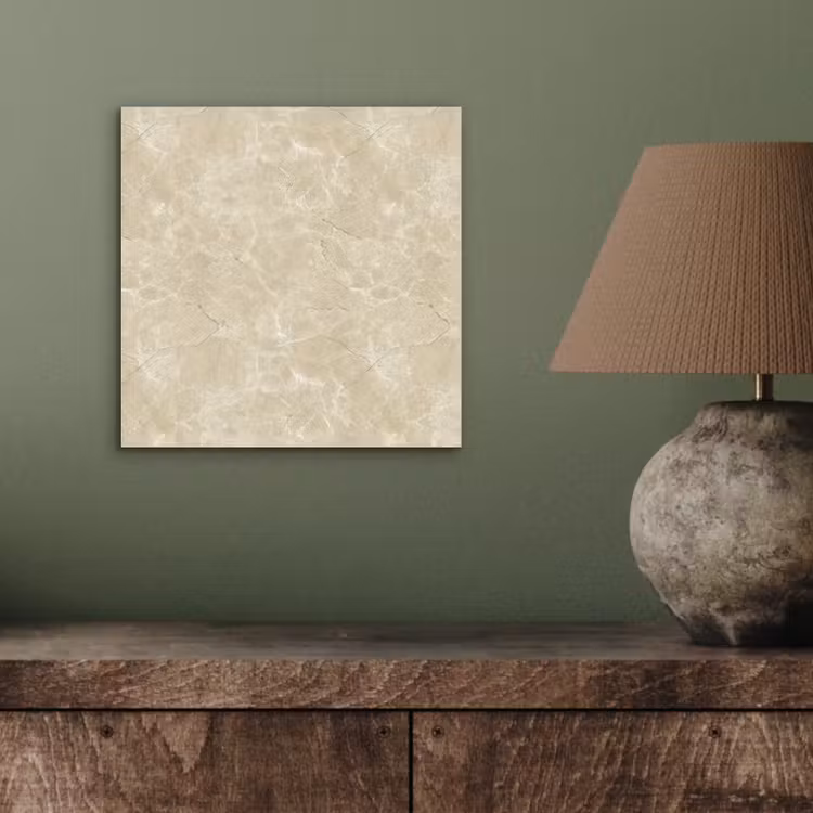 Lichtbeige - Marmer - Diffusie adering aluminium wit klein 46 -sfeer2