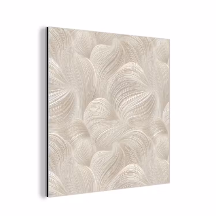 Lijnen - Waaier - Beige aluminium wit klein 46 -3d