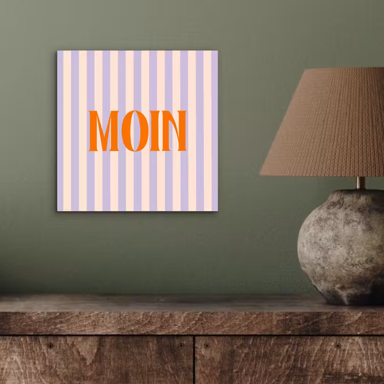 Lila - Oranje - Strepen - Moin aluminium wit klein -sfeer2