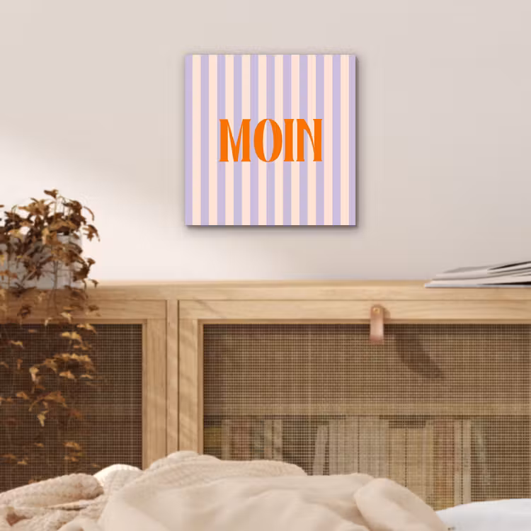 Lila - Oranje - Strepen - Moin aluminium wit klein -sfeer3