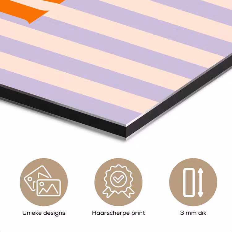 Lila - Oranje - Strepen - Moin aluminium wit klein -closeup_NL
