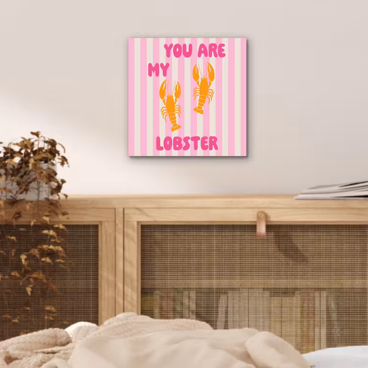 Lobster - Love - Valentijn aluminium wit klein -sfeer3