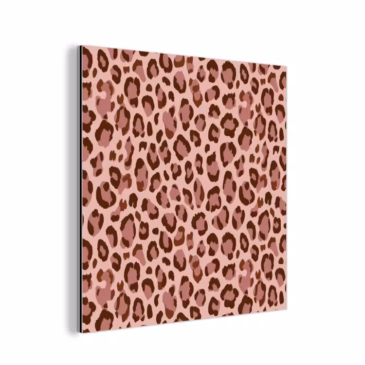 Luipaard - Patroon - Roze aluminium wit klein 46 -3d
