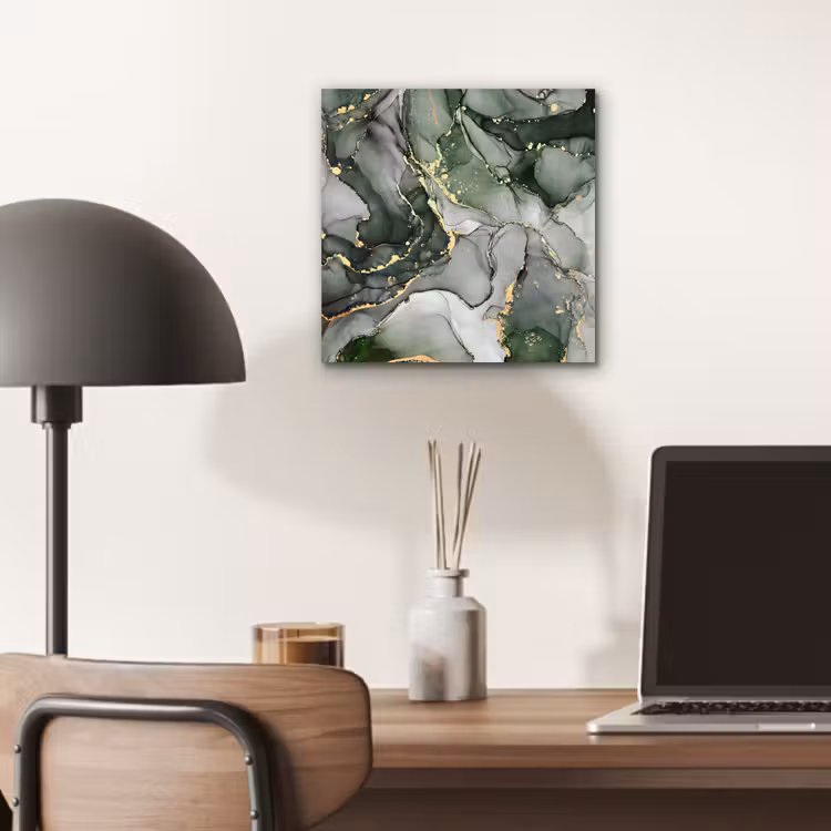 Luxe - Marmer - Groen aluminium wit klein -sfeer5