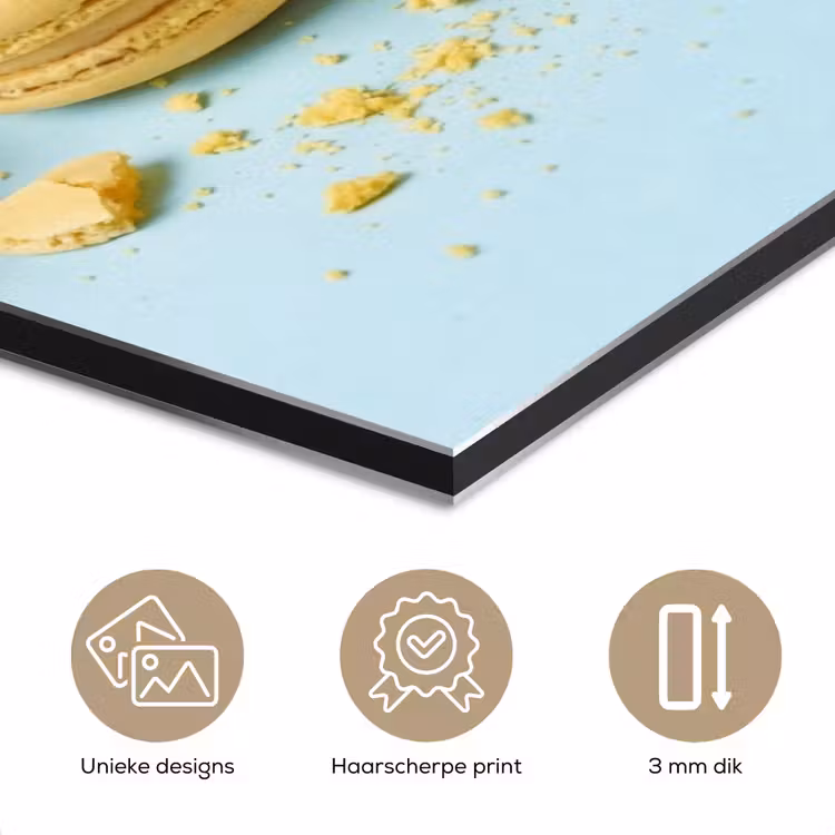 Macarons - Kleurrijk - Pastel aluminium wit klein -closeup_NL