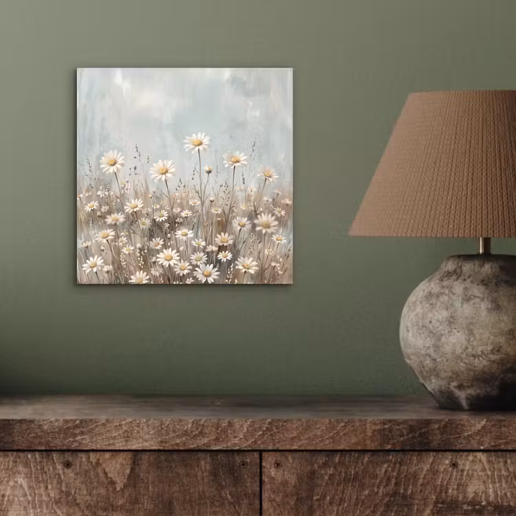 Madelief - Illustratie - Wit aluminium wit klein -sfeer2