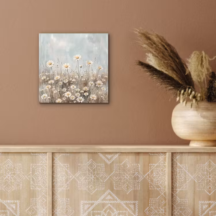 Madelief - Illustratie - Wit aluminium wit klein -sfeer4