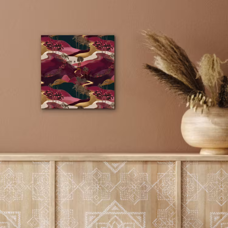Magisch - Palmbomen - Goud aluminium wit klein 46 -sfeer4