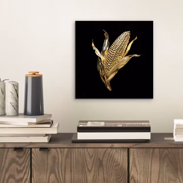 Mais - Eten - Goud - Zwart aluminium wit klein -sfeer1