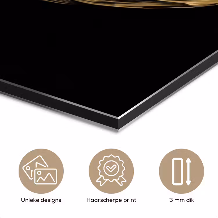 Mais - Eten - Goud - Zwart aluminium wit klein -closeup_NL