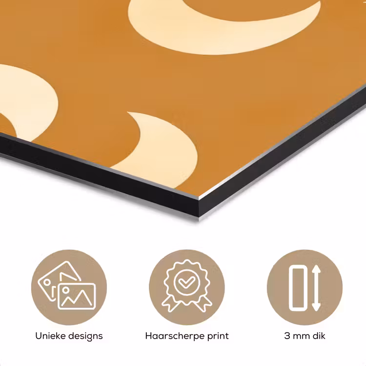 Manen - Patroon - Oker aluminium wit klein 46 -closeup_NL