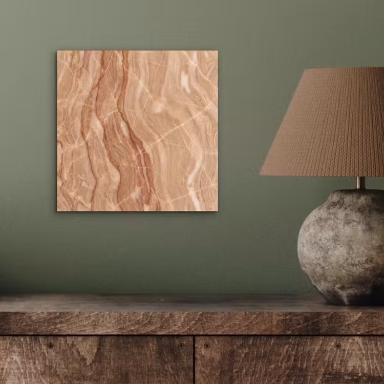 Marmer - Ader - Natuur - Abstract - Beige aluminium wit klein -sfeer2