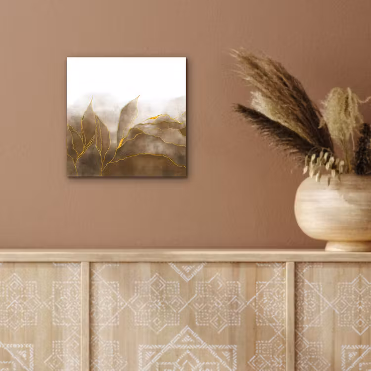 Marmer - Goud - Bruin - Textuur - Marmerlook aluminium wit klein -sfeer4