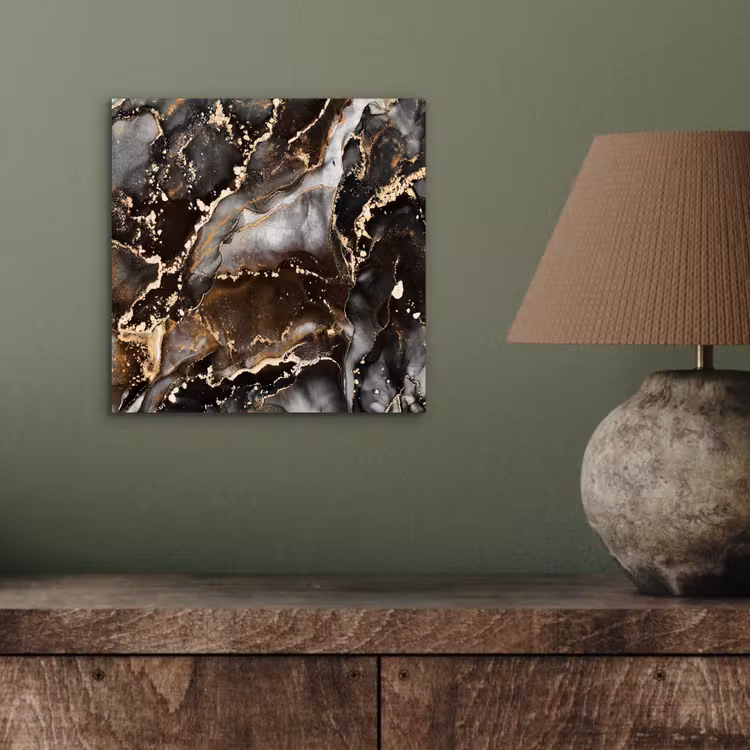Marmer - Goud - Glitter - Luxe aluminium wit klein -sfeer2