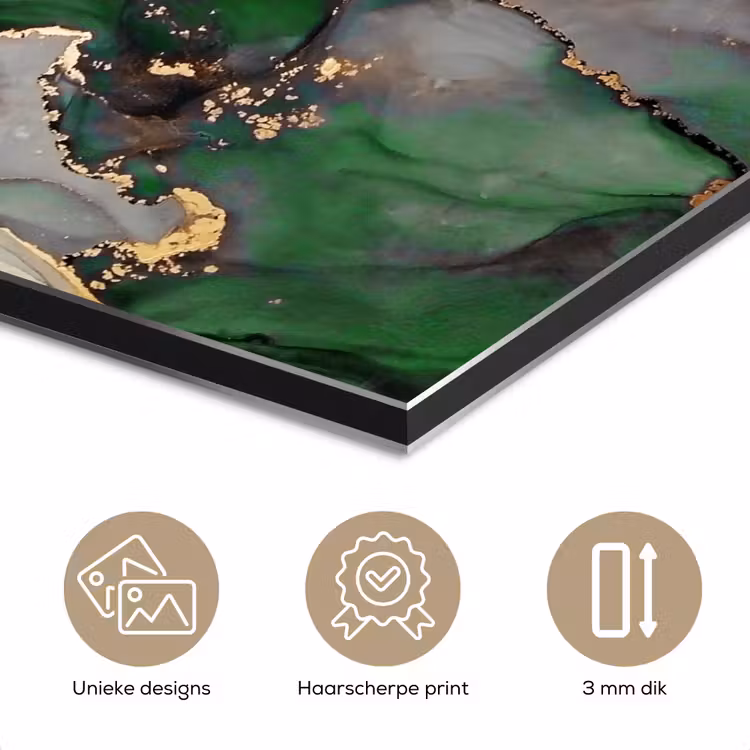 Marmer - Goud - Groen - Luxe aluminium wit klein -closeup_NL
