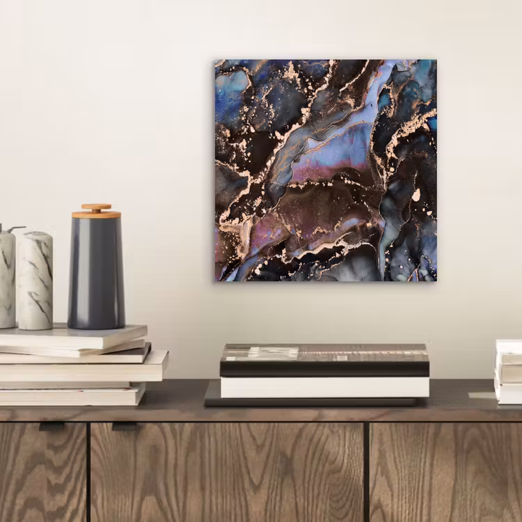 Marmer - Goud - Rosé aluminium wit klein -sfeer1