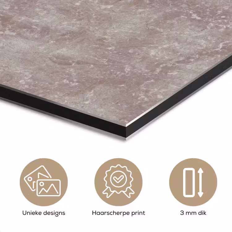 Marmer - Patroon - Mauve aluminium wit klein 46 -closeup_NL