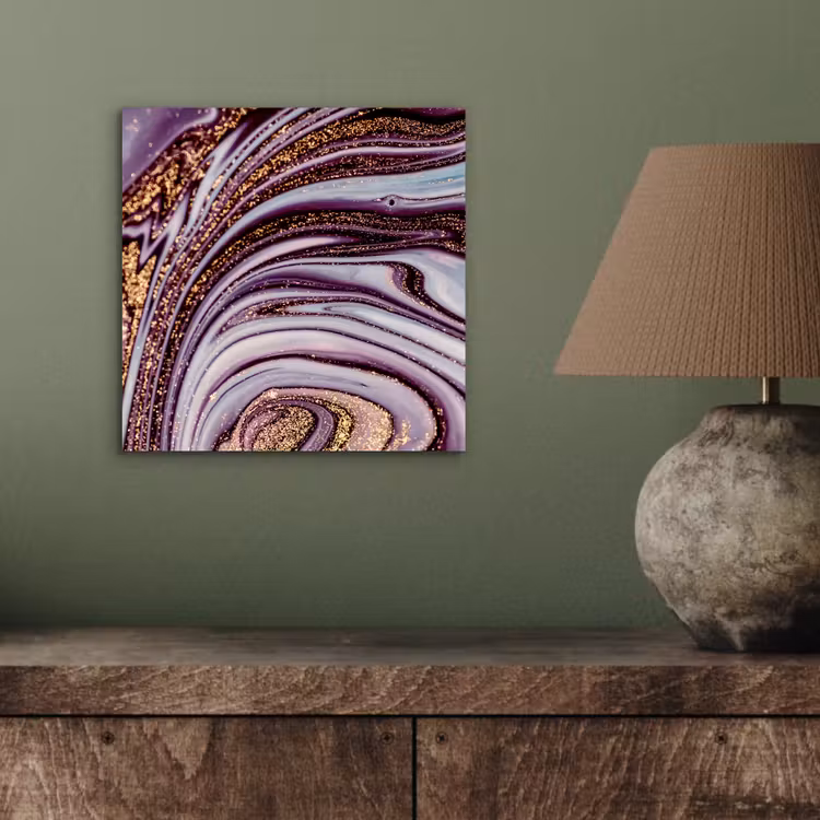 Marmer - Roze - Goud - Glitter - Marmerlook - Luxe aluminium wit klein -sfeer2