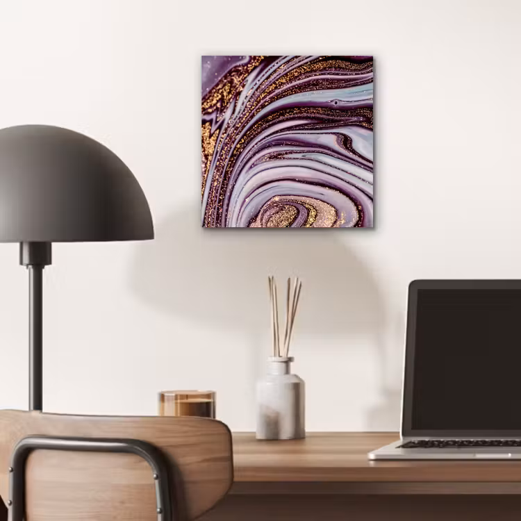 Marmer - Roze - Goud - Glitter - Marmerlook - Luxe aluminium wit klein -sfeer5
