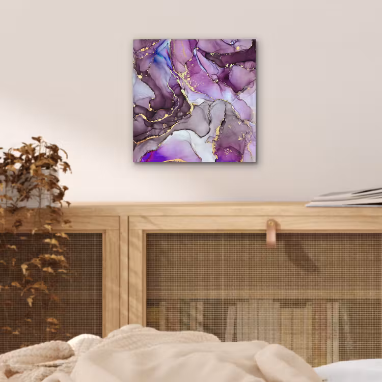 Marmer - Roze - Paars - Gold aluminium wit klein -sfeer3