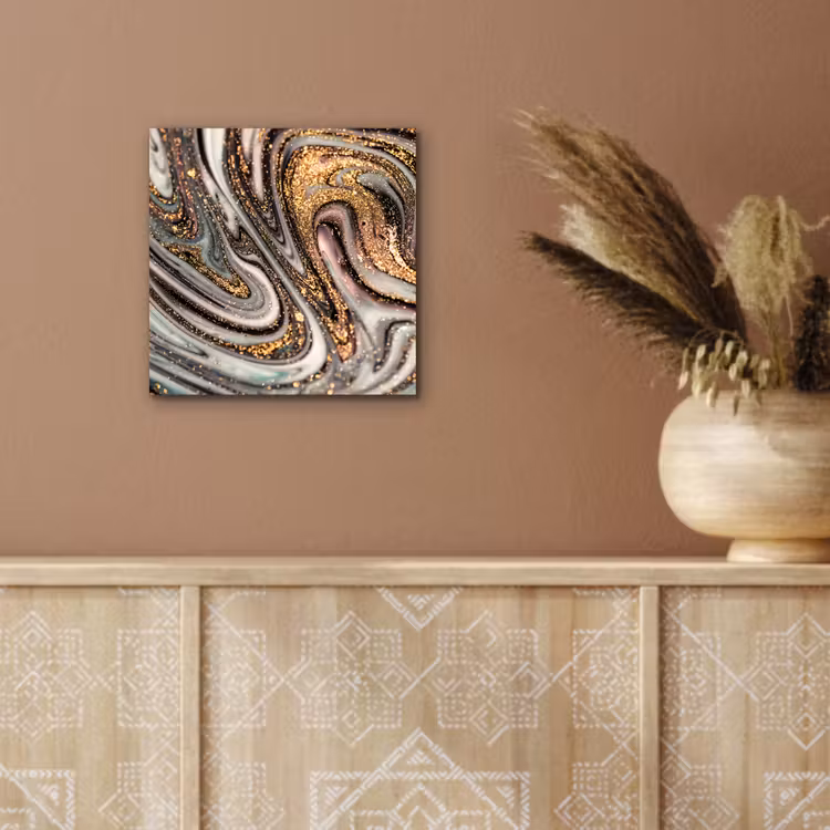 Marmerlook - Goud - Glitter - Luxe - Marmer - Wit aluminium wit klein -sfeer4