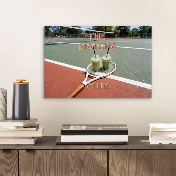 Matcha Club - Tennis - Matcha aluminium wit klein -sfeer1
