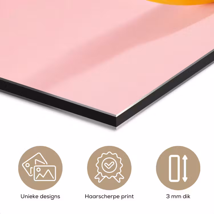 Matroos - Eend - Roze aluminium wit klein -closeup_NL