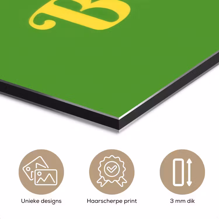 Mij niet bellen - Telefoon - Groen aluminium wit klein -closeup_NL