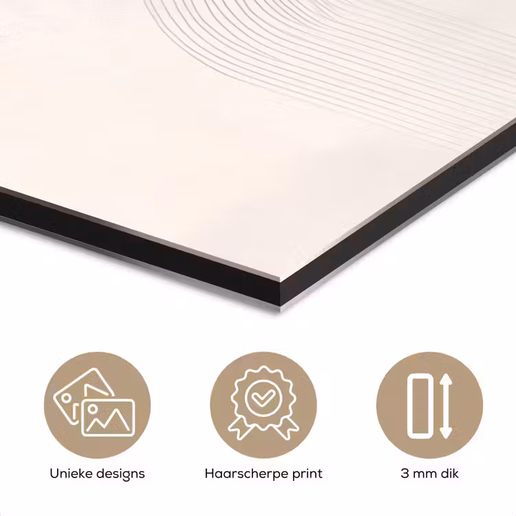 Minimalistisch - Cirkel - Lichtgrijs aluminium wit klein -closeup_NL
