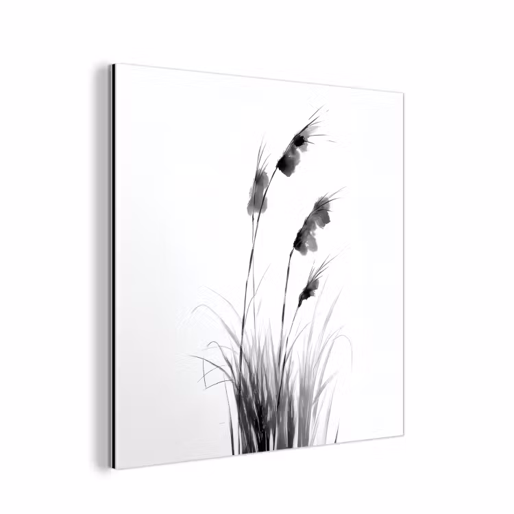 Minimalistisch - Stelen - Wit aluminium wit klein -3d