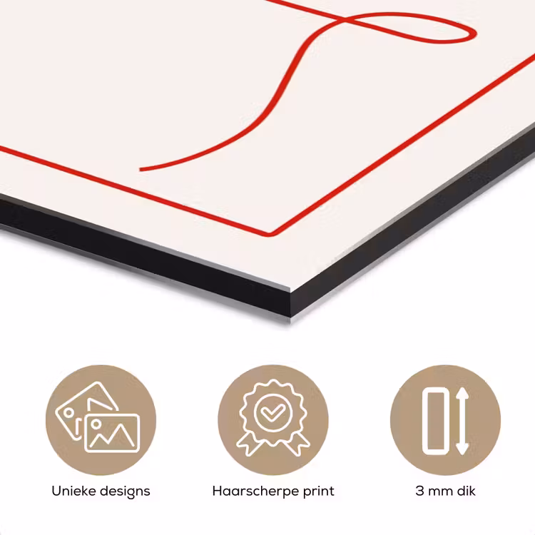 Minimalistisch - Vork - Lepel - Lijntekening aluminium wit klein -closeup_NL