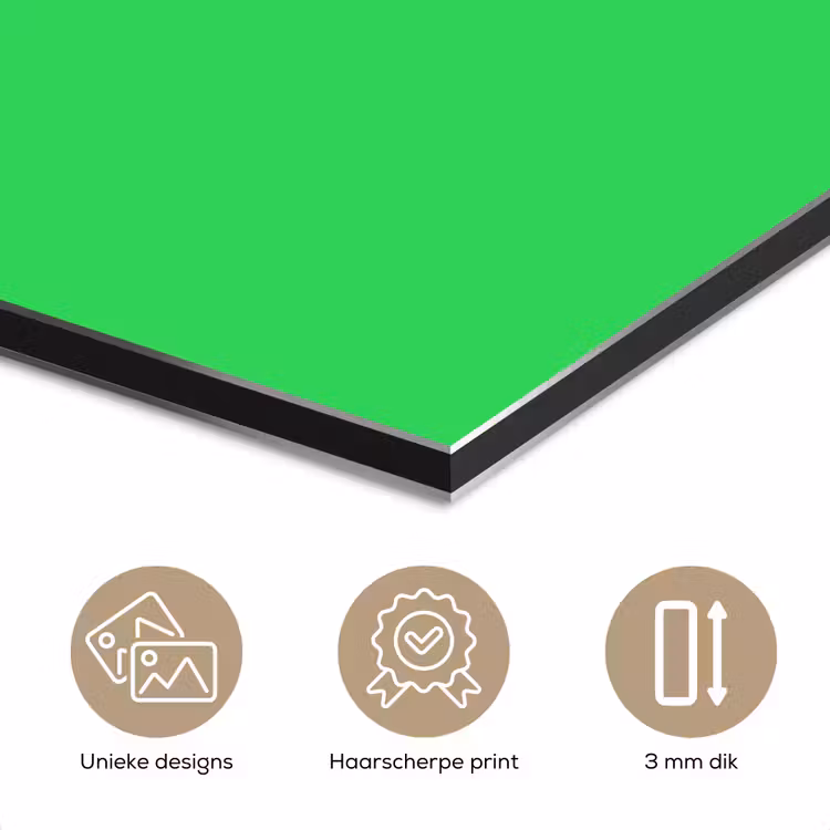 Mint - Green - Groen aluminium wit klein 46 -closeup_NL
