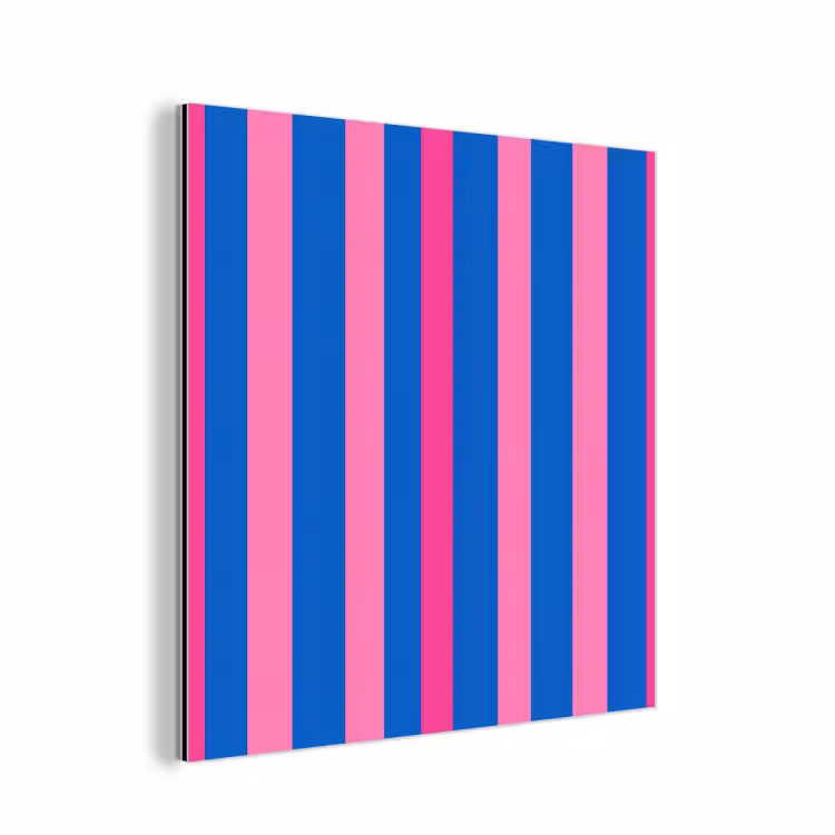 Modern - Optisch - Roze aluminium wit klein 46 -3d